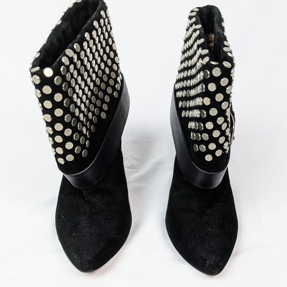 Studded Heeled Boots 9.5 SEE DESCRIPTION - Picture 5 of 11